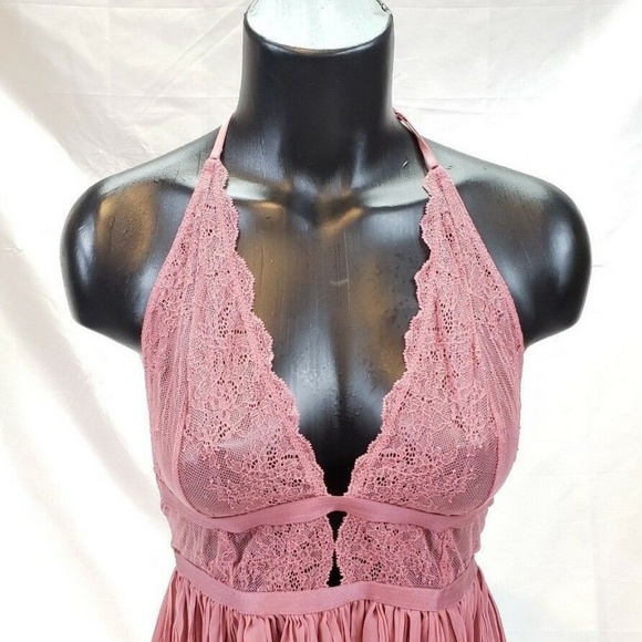 New - Medium Victoria's Secret VERY SEXY Pleated Babydoll Flyaway - Picture 3 of 8